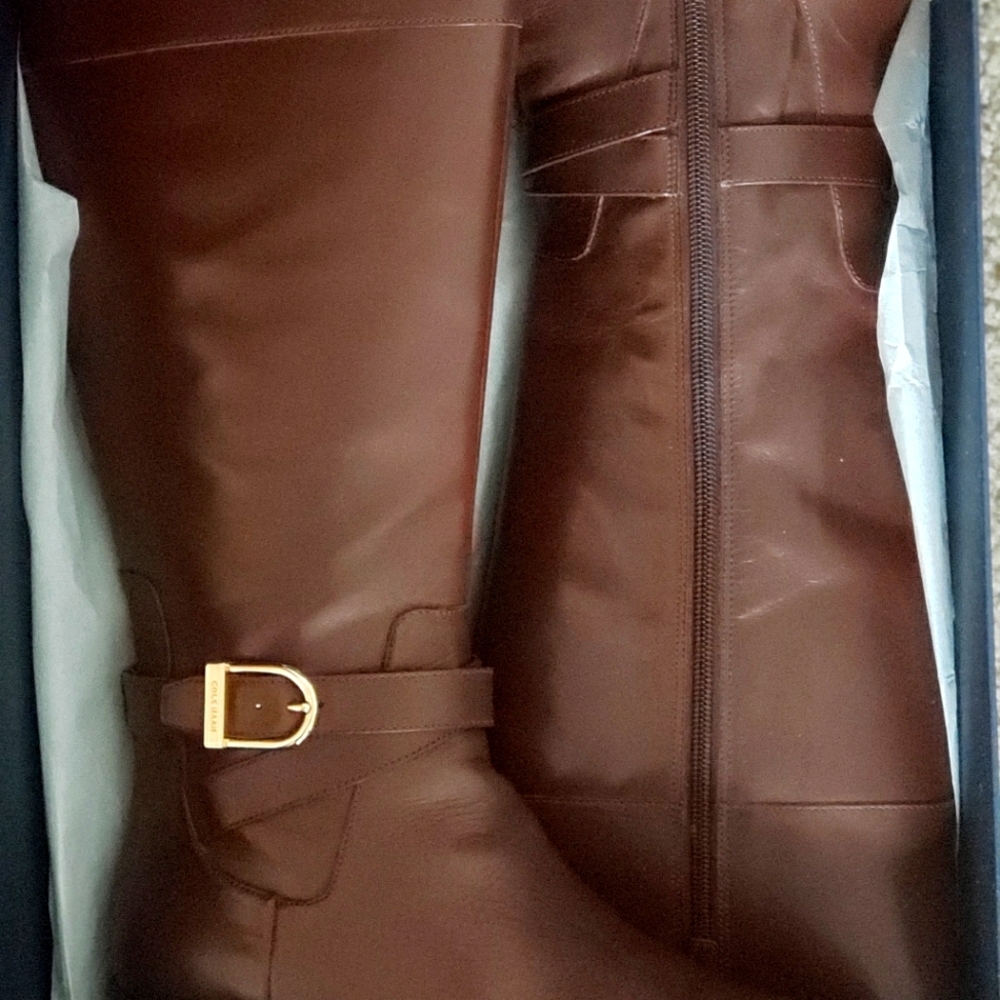 SOLD Cole Haan Chestnut Boots Size 7.5